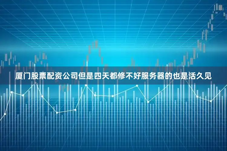厦门股票配资公司但是四天都修不好服务器的也是活久见