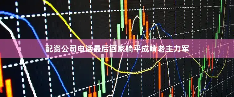 配资公司电话最后回家躺平成啃老主力军