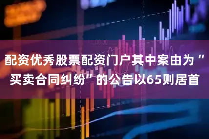 配资优秀股票配资门户其中案由为“买卖合同纠纷”的公告以65则居首